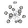 Luna LED Chandelier in Classic Silver (404|CHB0095-0H-CS-ZS-001-L3)