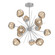 Luna LED Chandelier in Classic Silver (404|CHB0095-0H-CS-GB-001-L3)