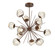 Luna LED Chandelier in Burnished Bronze (404|CHB0095-0H-BB-ZA-001-L3)