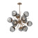 Luna LED Chandelier in Novel Brass (404|CHB0095-0G-NB-ZS-001-L3)