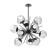 Luna LED Chandelier in Matte Black (404|CHB0095-0G-MB-ZC-001-L1)