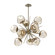 Luna LED Chandelier in Gilded Brass (404|CHB0095-0G-GB-FA-001-L3)