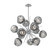 Luna LED Chandelier in Classic Silver (404|CHB0095-0G-CS-FS-001-L3)