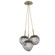 Luna LED Pendant in Gilded Brass (404|CHB0095-0E-GB-FS-C01-L3)