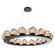 Luna LED Chandelier in Matte Black (404|CHB0095-0D-MB-ZB-CA1-L3)