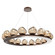 Luna LED Chandelier in Burnished Bronze (404|CHB0095-0D-BB-GB-CA1-L1)