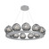 Luna LED Chandelier in Classic Silver (404|CHB0095-0C-CS-FS-CA1-L3)