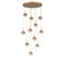 Cabochon LED Chandelier in Novel Brass (404|CHB0093-11-NB-MC-C01-L1)