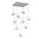 Cabochon LED Chandelier in Classic Silver (404|CHB0093-09-CS-WC-C01-L1)