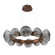 Mesa LED Chandelier in Oil Rubbed Bronze (404|CHB0089-36-RB-S-CA1-L3)