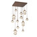 Mesa LED Chandelier in Burnished Bronze (404|CHB0089-12-BB-A-C01-L3)