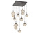 Mesa LED Chandelier in Graphite (404|CHB0089-09-GP-A-C01-L3)