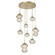 Mesa LED Chandelier in Gilded Brass (404|CHB0089-08-GB-A-C01-L3)