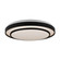 Aziza LED Flush Mount in Black (78|AC7403BK)