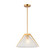 Baltic One Light Pendant in Brass and black (78|AC11911BR)