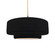 Radiance One Light Pendant in Gloss Black w/ Matte White (102|CER-6545-BKMT-NCKL-BEIG-TWST)