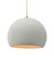 Radiance One Light Pendant in Matte White w/ Champagne Gold (102|CER-6535-MTGD-ABRS-BEIG-TWST)