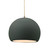 Radiance One Light Pendant in Pewter Green (102|CER-6533-PWGN-ABRS-BEIG-TWST)