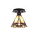 Edge One Light Semi-Flush Mount in Espresso (200|1160-ES-9345)