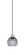 Edge One Light Mini Pendant in Brushed Nickel (200|1151-BN-5112)