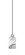 Edge One Light Mini Pendant in Brushed Nickel (200|1151-BN-3009)