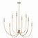 Malene Eight Light Foyer Chandelier in Champagne Bronze (12|52699CPZ)