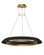 Noa LED Chandelier in Hand Rubbed Antique Brass (182|SLCH55827WBKHAB)