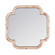Swiss Wall Mirror in Poplar Burl/Weathered Brass (137|455MI36B)