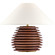 Crenelle LED Table Lamp in Burnished Oak (268|KW 3715BNO-L)