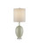One Light Table Lamp in Green/Off-White/Clear/Satin Nickel (142|6000-0936)