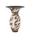 Vase in Black/White/Pale Green/Pale Red (142|1200-0874)