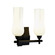 Fleur Two Light Wall Sconce in Matte Black (45|8176-MB-MO)