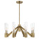 Rohe Eight Light Chandelier in Oxidized Brass (45|6518-AN-CL)
