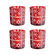 Festival Votives (Set of 2) in Red (45|209161)