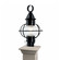 American Onion One Light Outdoor Post Lantern in Black (45|1711-BL-CL)