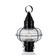 Classic Onion One Light Outdoor Post Lantern in Black (45|1511-BL-SE)