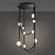 Tableau LED Flush Mount in Black (281|FM-42551-27-BK)