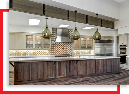 under cabinet lighting in kitchen