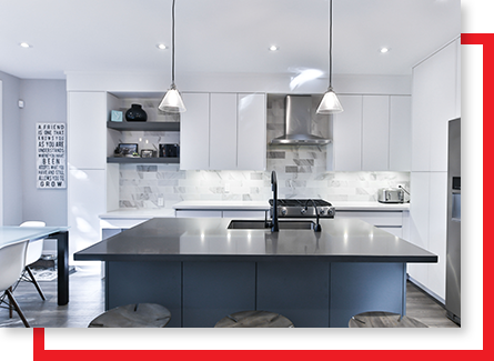 layer lighting in kitchen