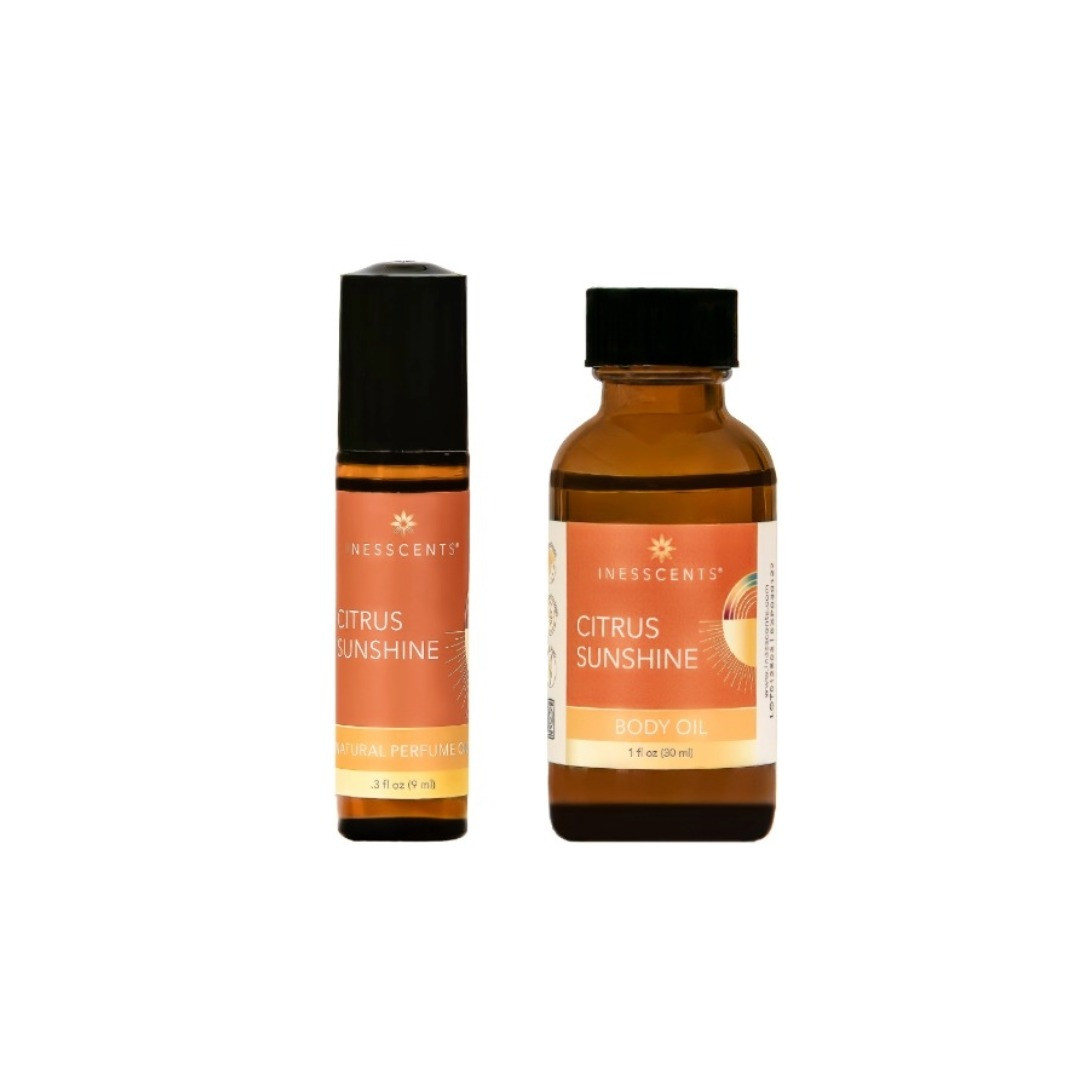 Citrus Sunshine Perfume and Body Oil Set