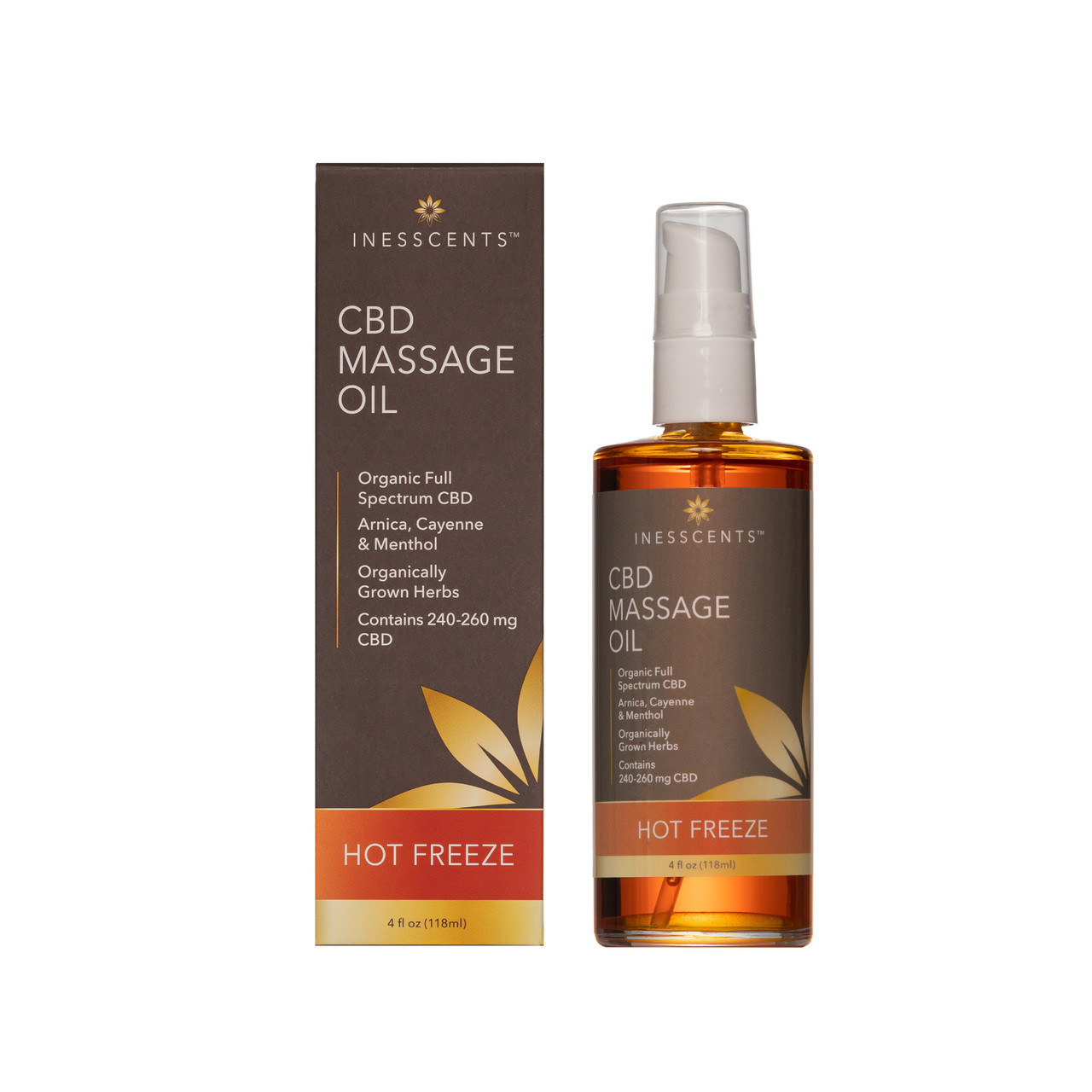 CBD Massage Oil | Hot Freeze | 4oz