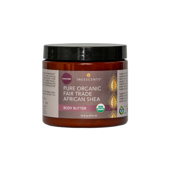 Pure Organic Fair Trade African Shea Butter Tub 16oz.