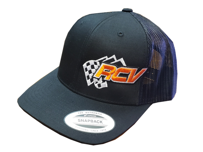 RCV Black Snapback Logo Hat