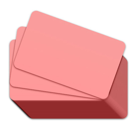 blank plastic cards