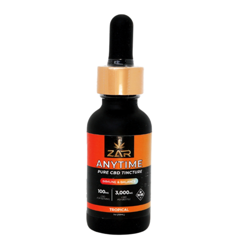 ZAR Anytime Pure CBD 3000mg Tincture