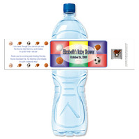 [Y314] Sports Shower weatherproof water bottle label