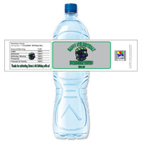 [Y592] Hulk Birthday weatherproof water bottle label