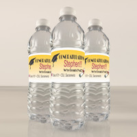 [Y162] Graduation Book weatherproof water bottle label - lifestyle photo 