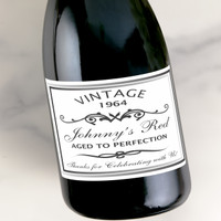 [LB094] Vintage Custom Bottle Labels for Champagne, Wine, or Mini Liquor Bottles - perfect for table decorations