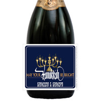 [L156] Menorah Label - closeup 